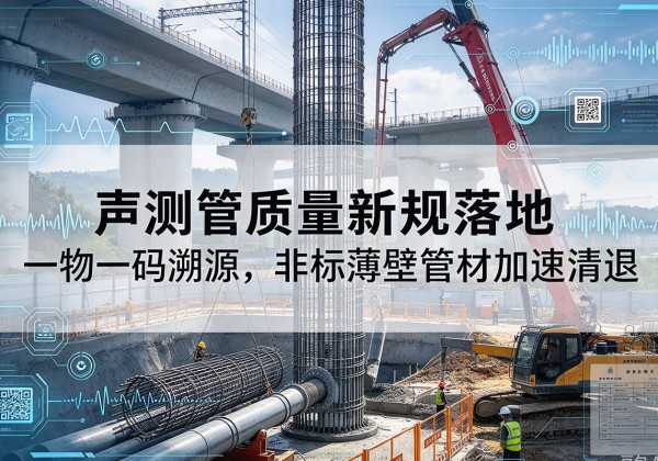 德城声测管质量新规落地，一物一码溯源，非标薄壁管材加速清退