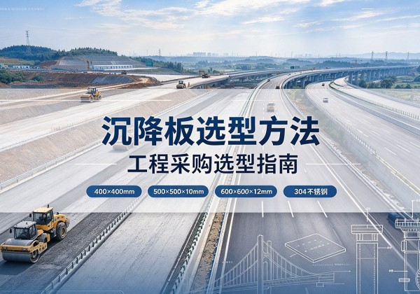 德城沉降板选择方法